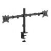 SOPORTE DE ESCRITORIO ARTICULADO PARA 2 MONITOR ENFORCE ZONE SM490 / SOPORTE VESA DE 75X75MM / 100X100MM FIJACION / METAL / NEGRO / AC-934602