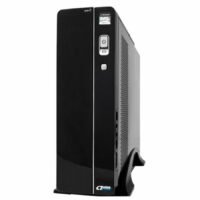 GABINETE ACTECK BERN / MICRO TORRE SLIM / MICRO ATX, MINI ITX / FUENTE SFX 500W / METAL / NEGRO / GAPC-301