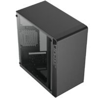 GABINETE ACTECK PERFORMANCE II GI215W / MICRO TORRE / MICRO ATX, MINI ITX / FUENTE 500W / PANEL ACRILICO, METAL / NEGRO / AC-935784