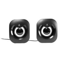 BOCINAS ACTECK / ESENCE BASIC AS215 / ALAMBRICA / USB / ILUMINACION LED / NEGRO / AC-935272