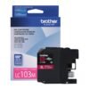 CARTUCHO DE TINTA BROTHER MAGENTA LC103M PARA RENDIMIENTO DE 600 IMPRESIONES