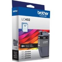 CARTUCHO BROTHER LC402BK NEGRO, RENDIMIENTO 550 PAGINAS