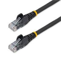 CABLE ETHERNET CAT 6 DE 3 METROS - LSZH - CABLE DE RED PATCH CAT6 UTP RJ45 POE DE 100W 10 GBE SIN ENGANCHES NEGRO, ETL - STARTECH.COM MOD. N6LPATCH3MBK