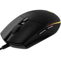 MOUSE GAMING LOGITECH G203 LIGHTSYNC NEGRO OPTICO ALAMBRICO USB ILUMINACION RGB AJUSTABLE 6 BOTONES