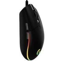 MOUSE GAMING LOGITECH G203 LIGHTSYNC NEGRO OPTICO ALAMBRICO USB ILUMINACION RGB AJUSTABLE 6 BOTONES