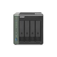 NAS QNAP TS-431X3-4G /4 BAHIAS NUCLEO CUADRUPLE HASTA 1.7 GHZ 4GB DDR3 SODIMM, 1 PTO GBE RJ45/ 1 PTO 2,5 GBE / 1 PTO SFP 10GBE / USB 3.2X3/ HOTSWAP/SATA/HASTA 72TB/ NO INCLUYE DISCOS