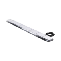 Barra de luces de 48 Pulgadas, 240 Led, Dual Color Ámbar/Claro, Montaje Permanente, Ideal para Seguridad Privada
