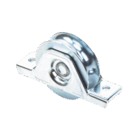 337 - Rueda de 8 cm / Capacidad Para Puertas de Hasta 180 kg / Canal Tipo "U"
