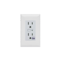 (ZWAVE) Tomacorriente con señal inalambrica Z-WAVE, compatible con HUB HC7, C8, puede ser un panel de alarma L5210, L7000 con Total Connect y Alarm.Com