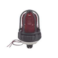 Luz estroboscópica para ubicaciónes peligrosas,  montaje tipo tubo, 240 VCA, color Rojo