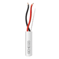 Bobina de 305 Metros de Cable 2x18 AWG / Uso INTERIOR / Riser / Blanco / Para aplicaciones en Alarmas de intrusión, Control de acceso, Interfonos, TV porteros, Automatizacion, Audio y Voceo.