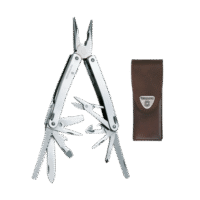 Navaja Victorinox Multiherramienta  Spirit X con 24 Funciones, Incluye funda de Piel 30224L 30224L