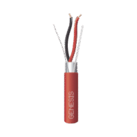 Bobina de 152 Metros de Alambre / 2x14 AWG / BLINDADO / Tipo FPLR / Color Rojo / Para Aplicaciones en Sistemas de Detección de Incendio y Sistemas de Evacuación