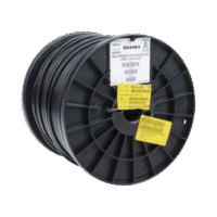 Bobina de 1000 ft ( 305 m ) Cat5e con gel para exterior, color Negro, para aplicaciones en sistemas de redes de datos y cableado estructurado.Uso intemperie.
