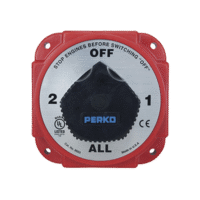 Switch Selector de Batería y Alternador de Servicio Pesado, para Sistemas Eléctricos Marinos