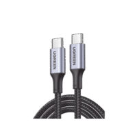 Cable USB-C a USB-C | 3 Metros | Carga Rápida de hasta 100W | Transferencia de datos 480 Mbps | PD3.0 | QC4.0/3.0/2.0 | FPC | AFC | Protección Integrada| Caja de Aluminio | Nylon Trenzado | Amplia Compatibilidad | Color Negro.