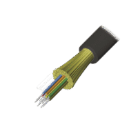 Cable de Fibra Óptica de 6 hilos, Interior/Exterior, Tight Buffer, No Conductiva (Dieléctrica), Riser, Multimodo OM3 50/125 optimizada, 1 Metro