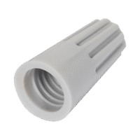 Capuchón roscable / 18 AWG / Gris / Paquete de 25 piezas.