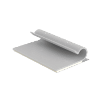 Clip Adhesivo Tipo J, Para Cables de Hasta 6.4 mm de Diametro, Uso Interior, Color Gris, Paquete de 100pz