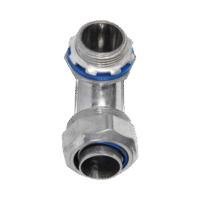 Conector Curvo para tubo tipo Liquidtight de 3/4"  (19 mm). Compatible con ANC-COT34.