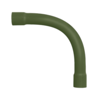 Codo para Tubería Conduit PVC Ligero de 3/4" (19 mm).