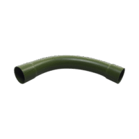 Curva de 90 PVC Conduit pesado de 4" (100 mm).