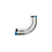 Codo Conduit Rígido de Aluminio de 1" (25.4 mm).
