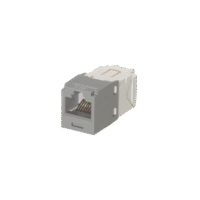 Conector Jack RJ45 Estilo TG, Mini-Com, Categoría 6, de 8 posiciones y 8 cables, Color Gris