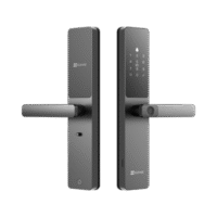 Cerradura Inteligente / Cerrojo Tipo Americano / Wi-Fi / Bluetooth  /  Códigos Temporales Para Visitantes / Lectura de Huella / Lectura de Tag / Contraseña /  Botón para Timbrar / Apertura remota /  No Requiere Hub