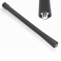 Antena VHF Helicoidal, 136- 174 MHz, para Radios Portátiles PRO5150/EP450/DEP450/CP200/GP300 de Conector Rosca tipo Monopolo DEPM150 DEPM150