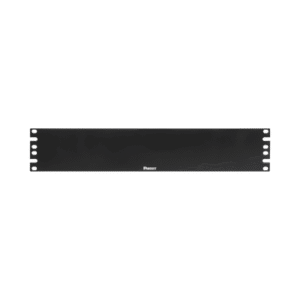 Tapa Ciega Para Rack Estándar de 19in, Plano, de Acero, 2UR, Color Negro