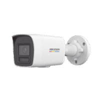 Bala IP 4 Megapixel / Lente 2.8 mm / Dual Light + ColorVu (30 mts Luz Blanca + 30 mts IR) / Micrófono Integrado / ACUSENSE Lite / Exterior IP67 / WDR 120 dB / PoE / Micro SD / ONVIF Modelo:DS-2CD1047G2H-LIUF