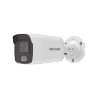 Bullet IP 4 Megapixel / Imagen a Color 24/7 / Lente 2.8 mm / Luz Blanca 40 mts / Micrófono Integrado / WDR 130 dB / Exterior IP67 / Captura Facial / Videoanaliticos (Filtro de Falsas Alarmas) / Metal  / MicroSD Modelo:DS-2CD2047G2-L(U)(C)