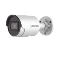 Bala IP 8 Megapixel (4K)/ Lente 2.8 mm / 40 mts IR EXIR /Exterior IP67 / WDR 120 dB / PoE / Micrófono Integrado / ACUSENSE (Evita Falsas Alarmas) / Metal / MicroSD / ONVIF / ACUSEARCH Modelo:DS-2CD2083G2-I(U)
