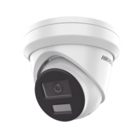 Turret IP 8 Megapixel (4K) / Lente 2.8 mm / Dual Light (30 mts Luz Blanca + 30 mts IR) / 2 Micrófonos Integrados / ACUSENSE / Exterior IP67 / WDR 120 dB / PoE / ONVIF / Micro SD / Metal / ACUSEARCH Modelo:DS-2CD2383G2-LI2U