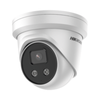 [ PROTECCIÓN ACTIVA ] Turret IP 5 Megapixel / Lente 2.8 mm / 40 mts IR / Exterior IP67 / Micrófono y Bocina Integrado / ACUSENSE (Evita Falsas Alarmas) / WDR 120 dB /  MicroSD Modelo:DS-2CD3356G2-ISU/SL(C)