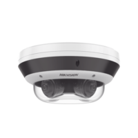 PanoVu Series / Vista Panorámica 360º / 4 Lentes Mot. 2.8 a 8 mm (4 Megapixel por Lente) / 16 Megapixel en Total / WDR 120 dB / DARKFIGHTER / Exterior IP67 / IK10 / PoE+ / 30 mts IR / Micro SD Modelo:DS-2CD6D44G1-IZS