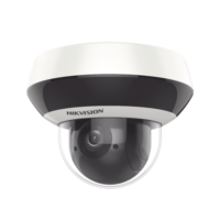 Mini Domo PTZ IP 4 Megapixel / 4X Zoom / H.265+ / 20 mts IR EXIR / WDR / PoE / IK10 /Exterior IP66 / DarkFighter / Micrófono Integrado / MicroSD Modelo:DS-2DE2A404IW-DE3(C0)(S6)(C)