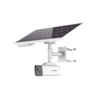 kit solar ip all in one / cámara bala colorvu 4 megapixel / lente 4mm / panel solar / batería de respaldo de litio 23.2ah (hasta 24 días) / conexión 4g / accesorios de instalación DS-2XS2T47G1-LDH/4G/C18S40