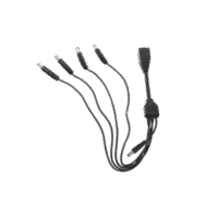 cable con 5 vías para alimentar 4 cámaras turbohd y dvr turbohd epcom / hikvision DS-5WAYC