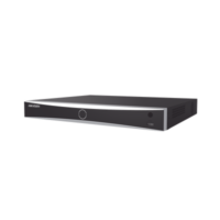 NVR 12 Megapixel (4K) / 16 canales IP / AcuSense (Evita Falsas Alarmas) / Reconocimiento Facial / 2 Bahías de Disco Duro / HDMI en 4K / Sin Puertos PoE+ / Alarmas I/O Modelo:DS-7616NXI-K2