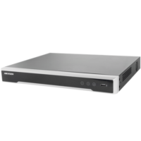 NVR 12 Megapixel (4K) / 32 canales / 16 Puertos PoE+ / Soporta Cámaras con AcuSense / Hik-Connect / 2 Bahías de Disco Duro / Switch PoE 300 mts / HDMI en 4K / Soporta POS Modelo:DS-7632NI-I2/16P