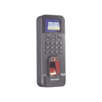 Biométrico WiFi de Acceso y Asistencia Compatible con APP Hik-Connect (P2P) / Soporta Biometrico Esclavo RS-485 / Lectura de Huella y Tarjetas EM / TCP/IP / 150,000 Eventos / Relevador para Chapa y Reportes de Asistencia Modelo:DS-K1T804AEF
