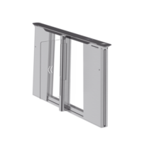 Torniquete con Reconocimiento Facial y Lector QR Embebidos / IZQUIERDO / 100 mil usuarios / Carril de 90 Cms / Requiere Torniquete Izquierdo Modelo:DS-K3B961TX-R/DPIQL-DP90