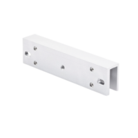Montaje en "U" para Instalación de Chapa Magnética DS-K4H258S en Puerta de Cristal (Vidrio) Modelo:DS-K4H258-U