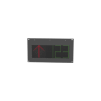 Guía de Estacionamiento Interior / Ideal para Pasillos y Áreas de Control de Estacionamientos / RS485- RJ45 / Indicador Numérico / Flecha Dinámica Modelo:DS-TVL121-6-5D