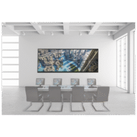 kit videowall 3x2 / incluye 6 pantallas de 55″ / decoder / bases de pared / accesorios de instalación DS-VW3X2LUY55/WM