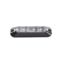 Luz Perimetral , 4 LEDs Ultra Brillantes, color Ambar