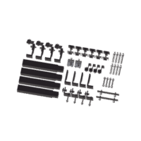 Caja de accesorios de aluminio  negro anodizado para montaje VEKTOR8BLK , arreglo 1X4 para techo
