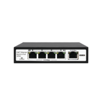 Switch PoE / 100 Metros PoE / 4 puertos 802.3af /at ( 60 W ) 10/100 Mbps + 1 puerto uplink